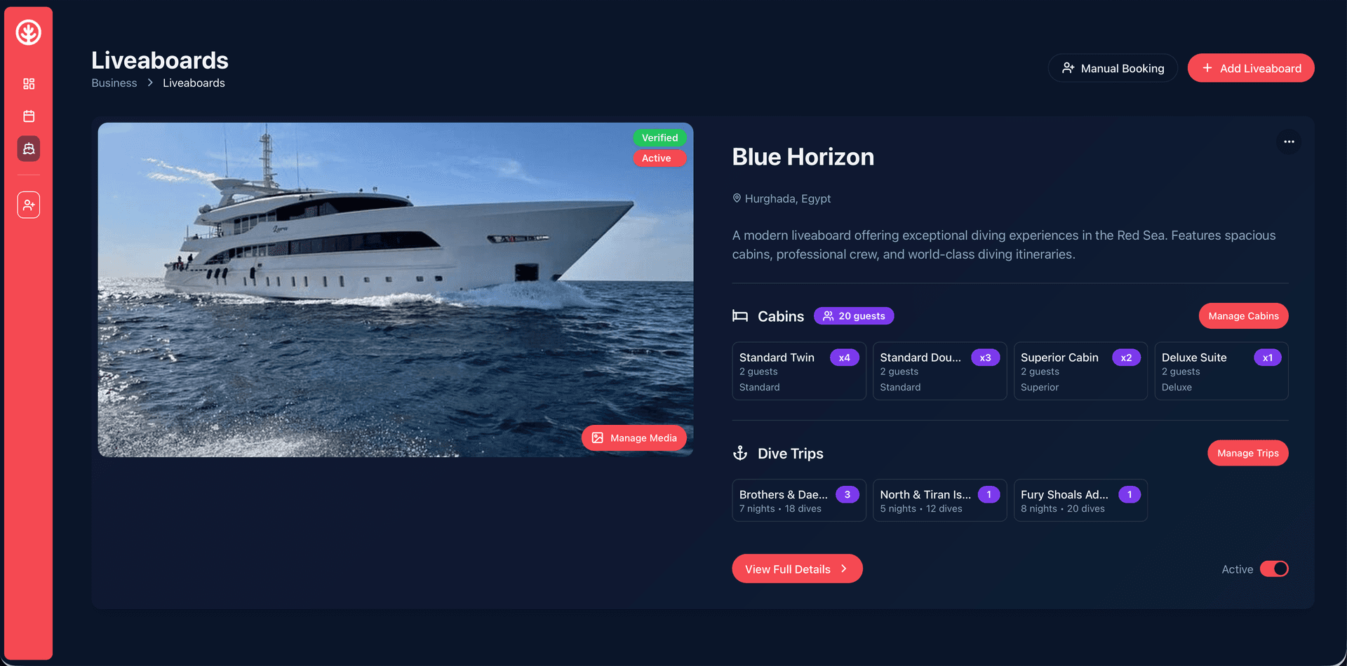 Fleet & Itinerary Management - Light Mode