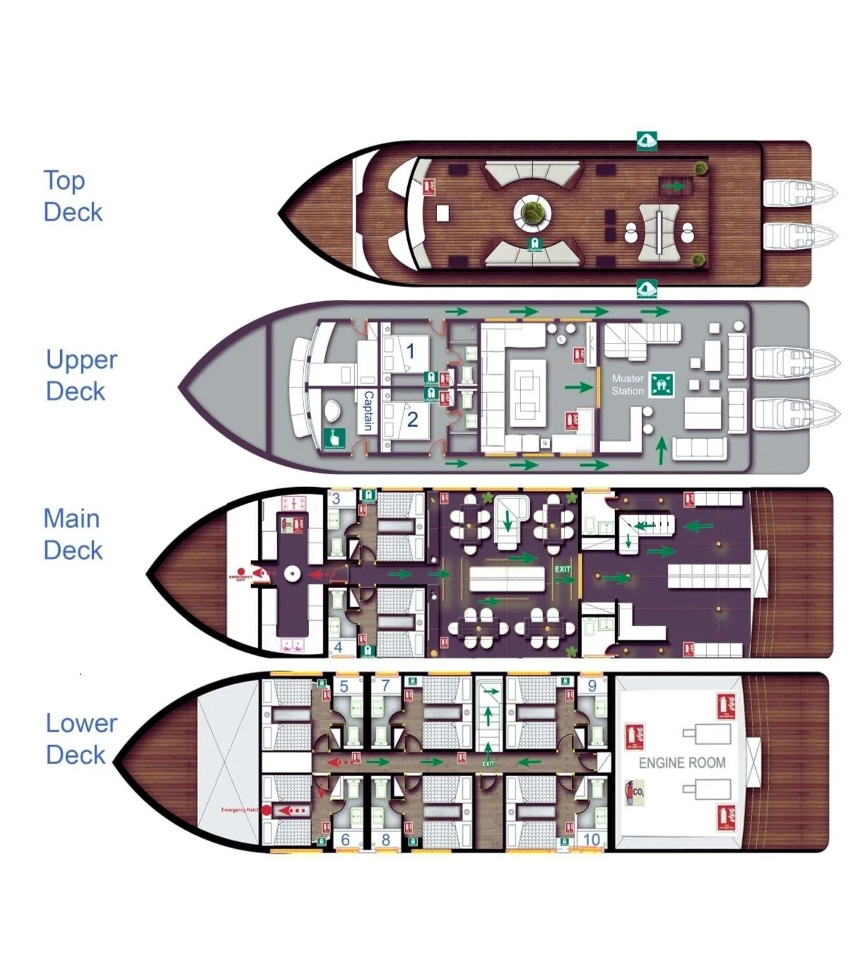 Eriny deck plan and vessel layout 1